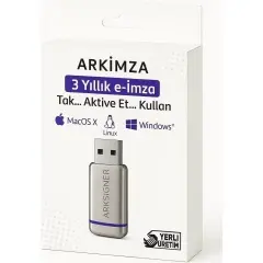 Arkimza Elektronik Imza Token, 3 Yıllık E-Imza
